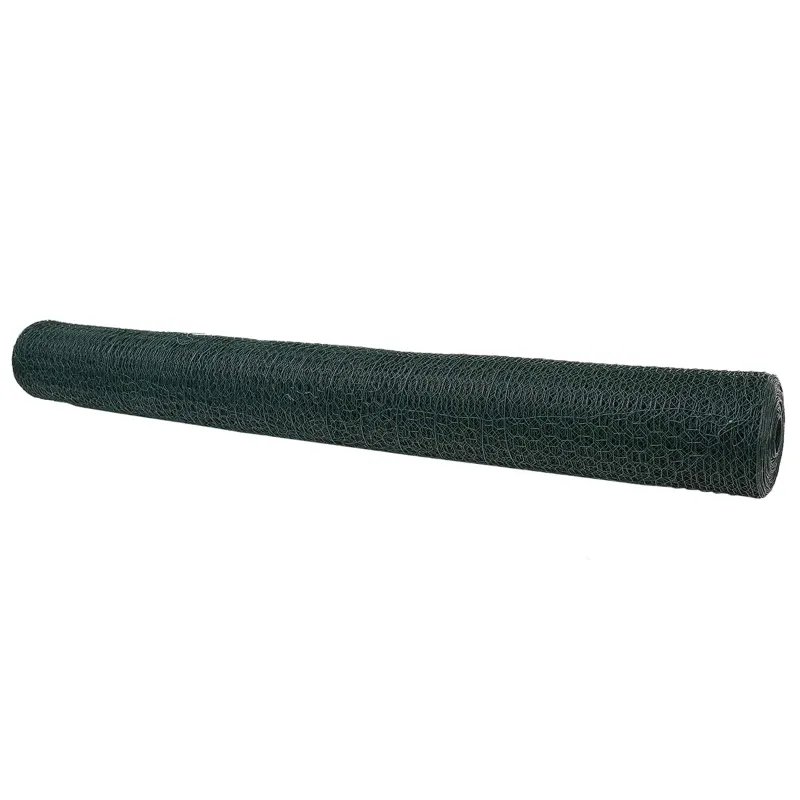 Heksagoninė tvora Žalia 1 x 10 m PVC