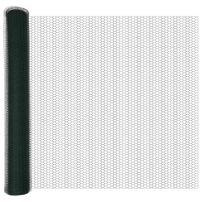 Heksagoninė tvora Žalia 1,2 x 10 m PVC