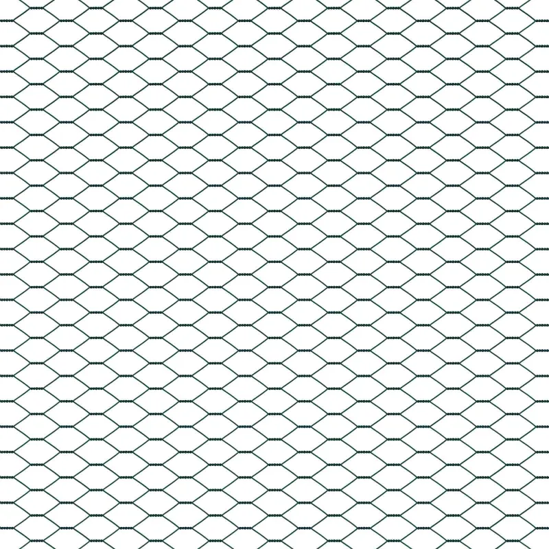 Heksagoninė tvora Žalia 1,2 x 10 m PVC
