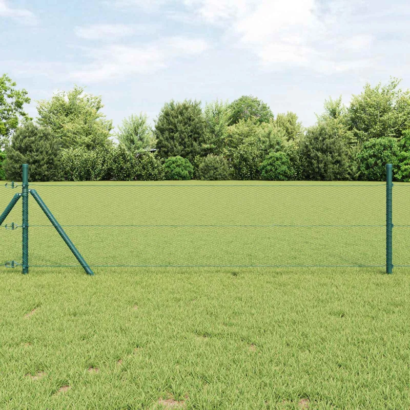 Heksagoninė tvora Žalia 1,4 x 10 m PVC