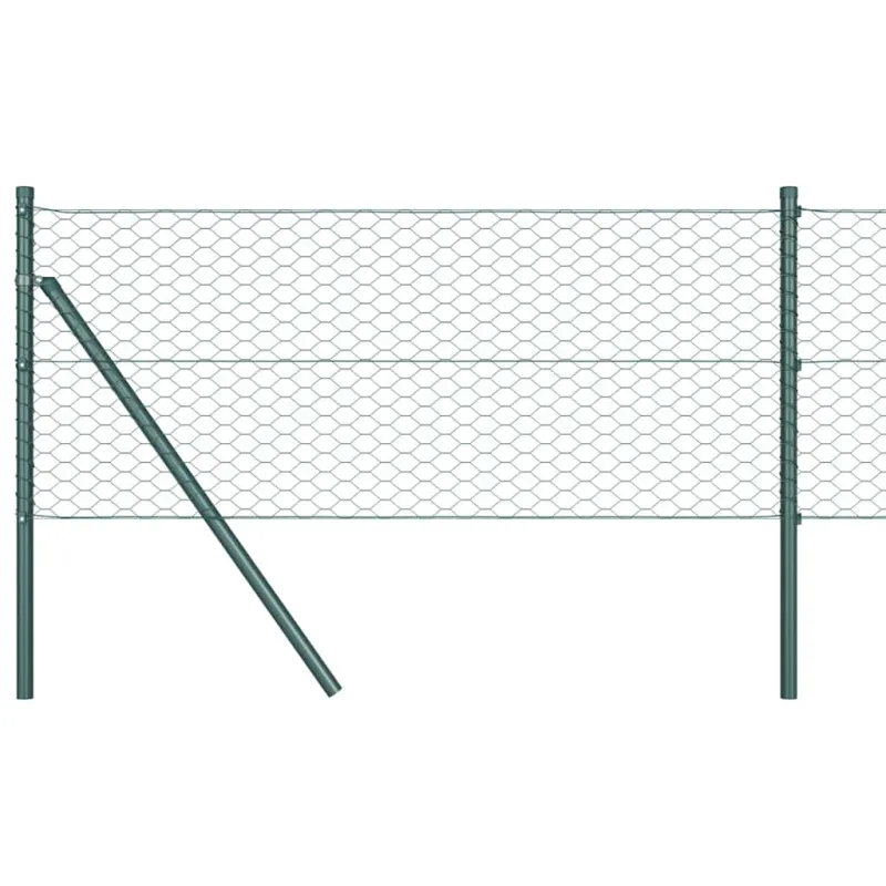 Heksagoninė tvora Žalia 0,5 x 50 m PVC