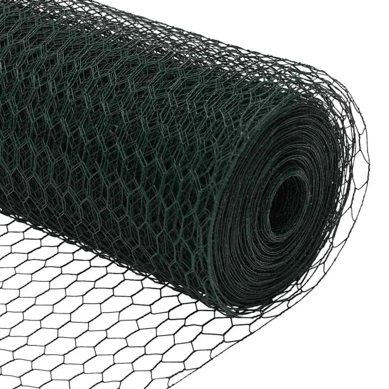 Heksagoninė tvora Žalia 1,5 x 50 m PVC