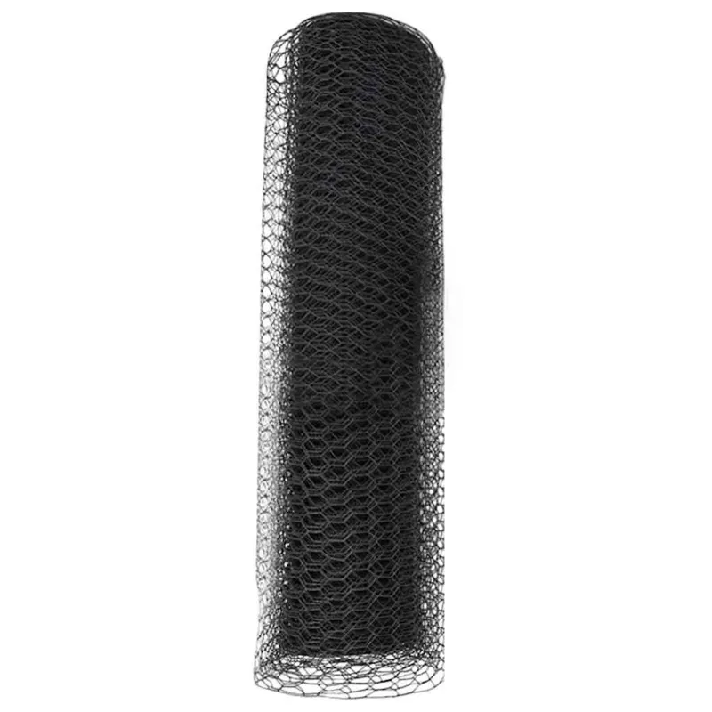 Heksagoninė tvora Pilka 0,8 x 50 m PVC