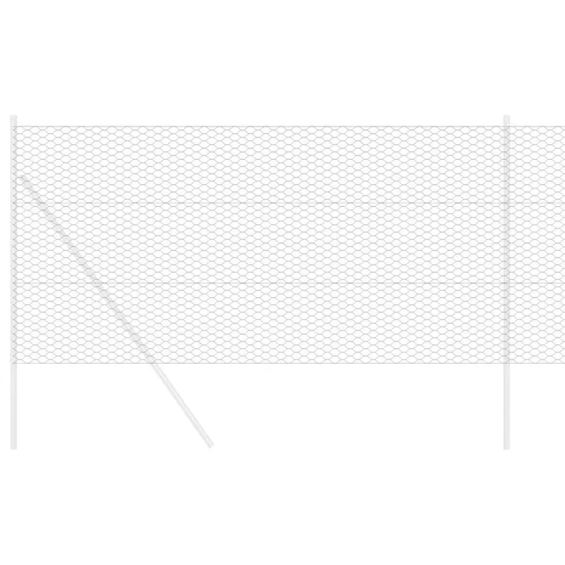 Heksagoninė tvora Pilka 1 x 50 m PVC