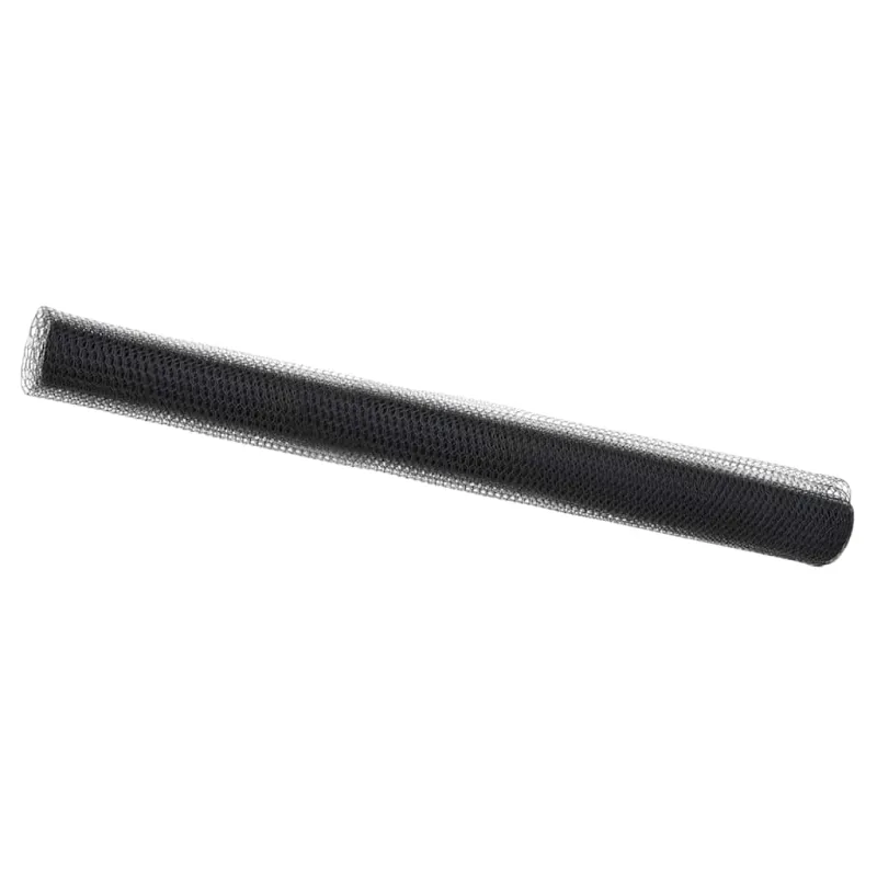 Heksagoninė tvora Pilka 1,6 x 50 m PVC