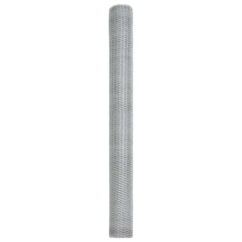 Heksagoninė tvora Sidabro 1,5 x 10 m Galvanizuotas plienas