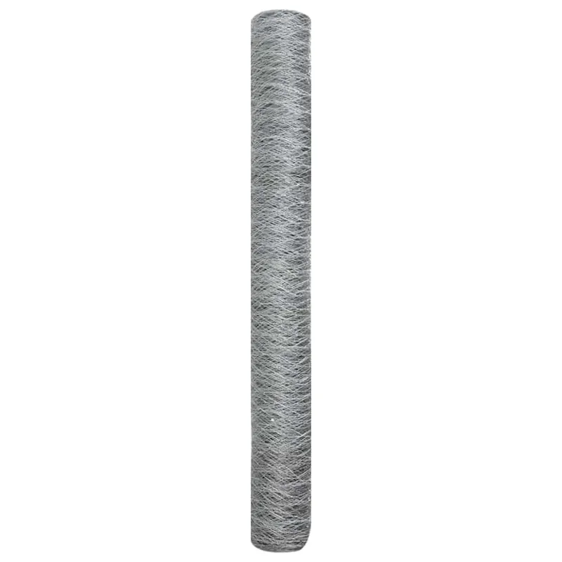 Heksagoninė tvora Sidabro 1 x 50 m Galvanizuotas plienas