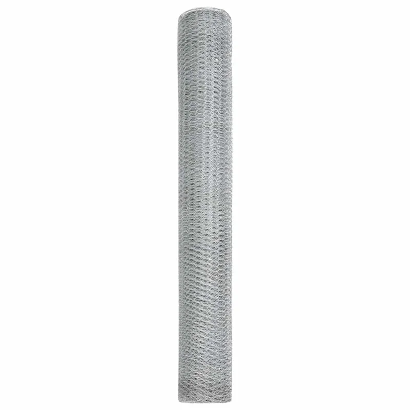 Heksagoninė tvora Sidabro 1 x 100 m Galvanizuotas plienas