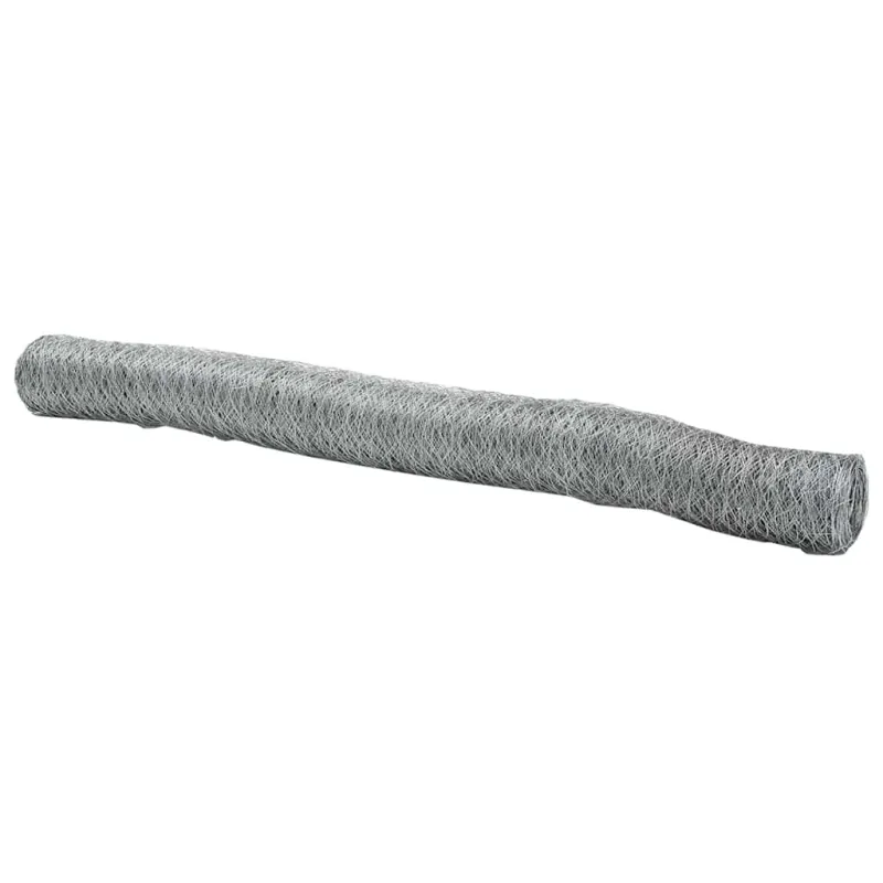 Heksagoninė tvora Sidabro 1 x 100 m Galvanizuotas plienas