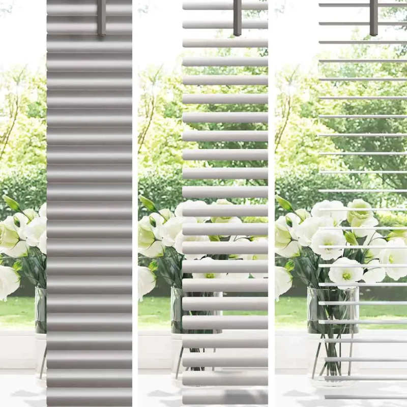 Venecijietiškos žaliuzės Sidabro 130 x 55 cm Aliuminis