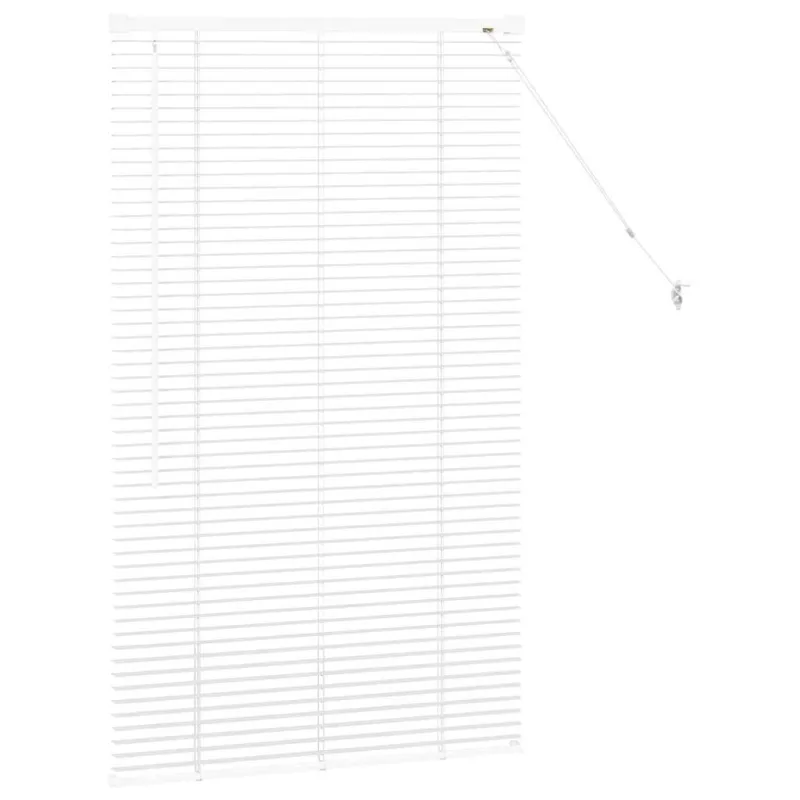 Venecijietiškos žaliuzės Balta 130 x 80 cm Aliuminis