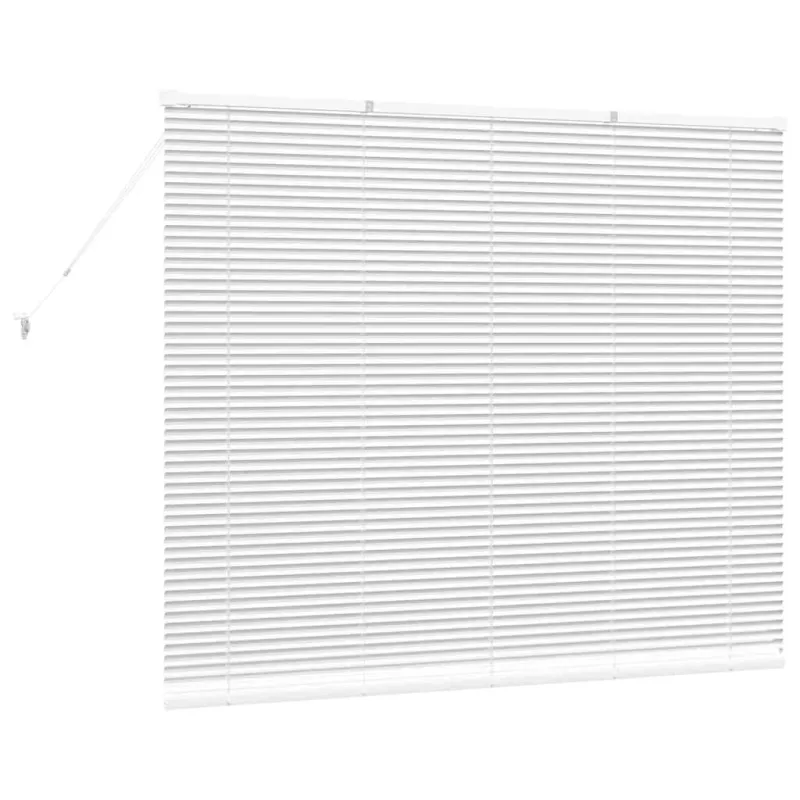 Venecijietiškos žaliuzės Balta 130 x 155 cm Aliuminis