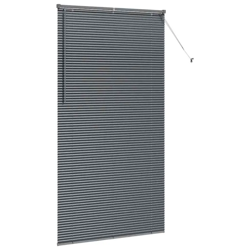 Venecijietiškos žaliuzės Tamsiai pilka 220 x 120 cm Aliuminis