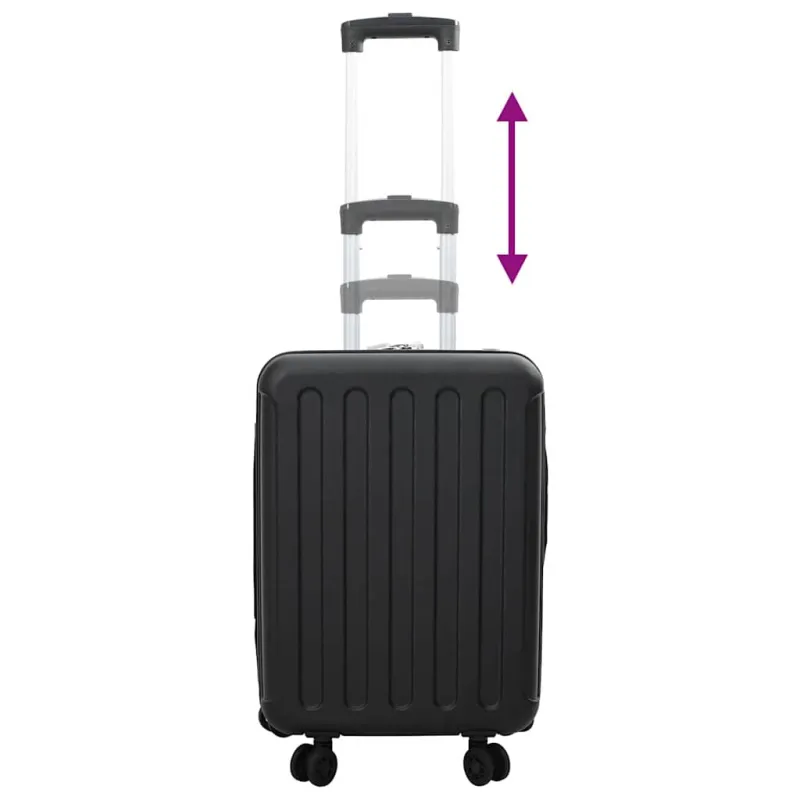 Lagaminas su užraktu Juoda 34 x 23 x 55.5 cm ABS plastikas