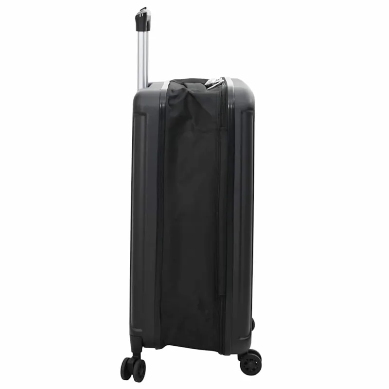 Lagaminas su užraktu Juoda 43 x 27 x 66 cm ABS plastikas