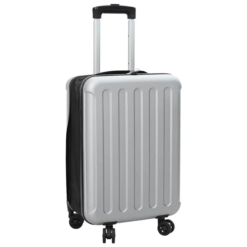 Lagaminas su užraktu Sidabro 34 x 23 x 55.5 cm ABS plastikas