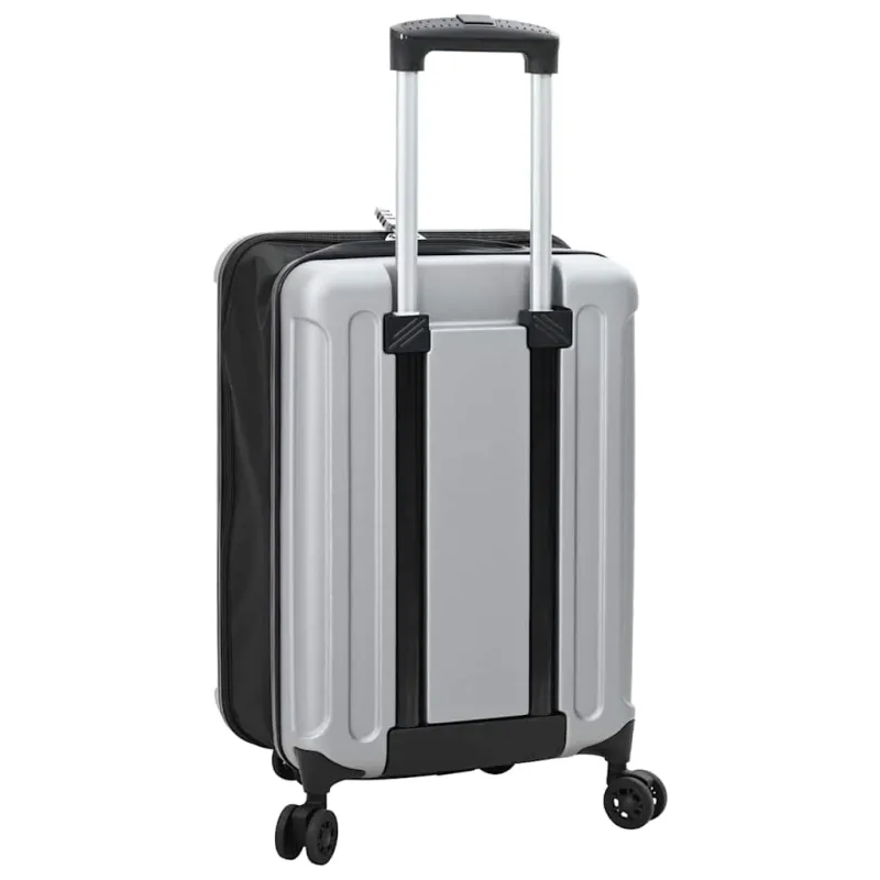 Lagaminas su užraktu Sidabro 34 x 23 x 55.5 cm ABS plastikas