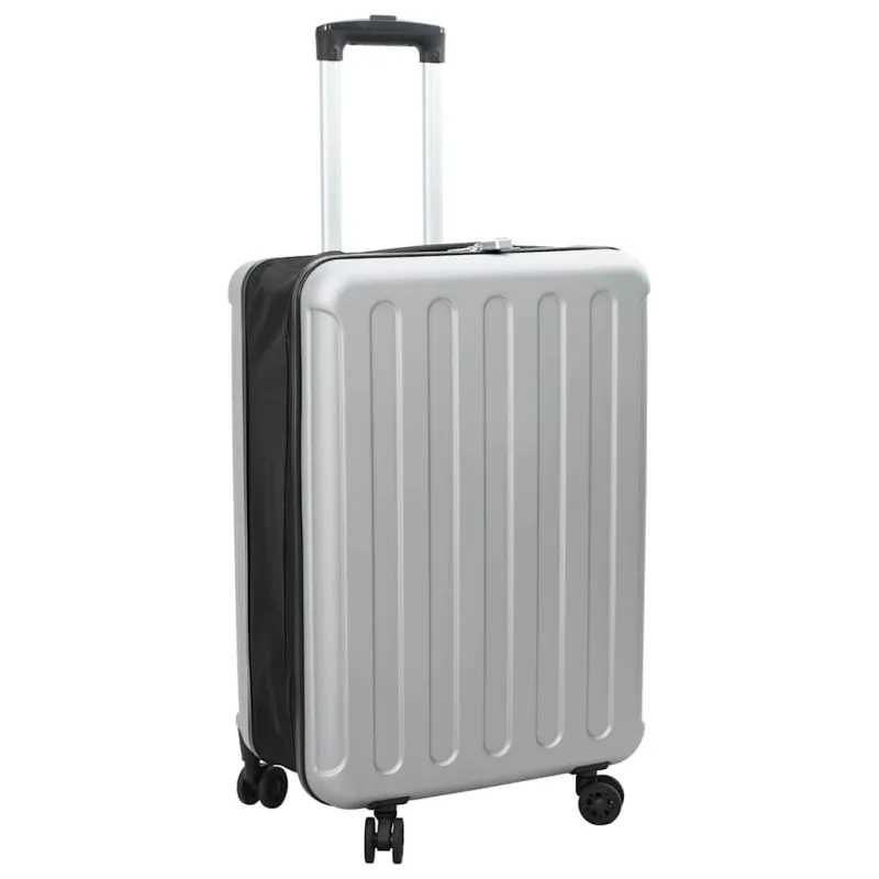 Lagaminas su užraktu Sidabro 43 x 27 x 66 cm ABS plastikas