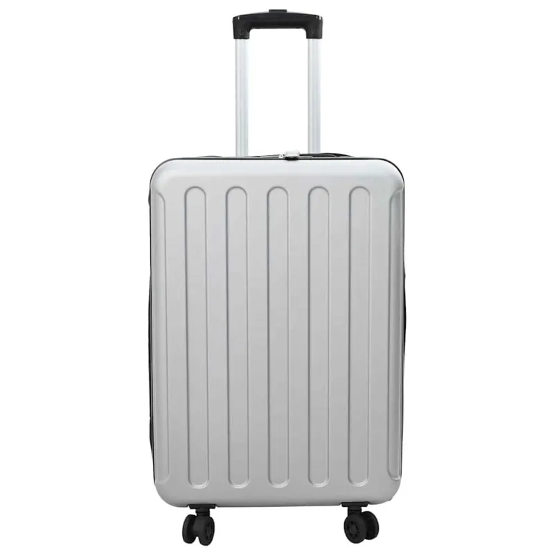 Lagaminas su užraktu Sidabro 43 x 27 x 66 cm ABS plastikas