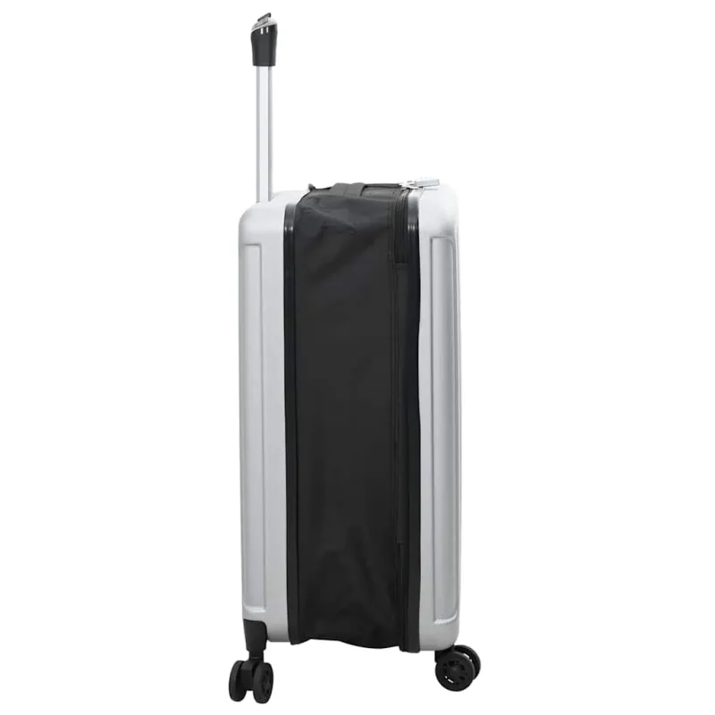 Lagaminas su užraktu Sidabro 43 x 27 x 66 cm ABS plastikas
