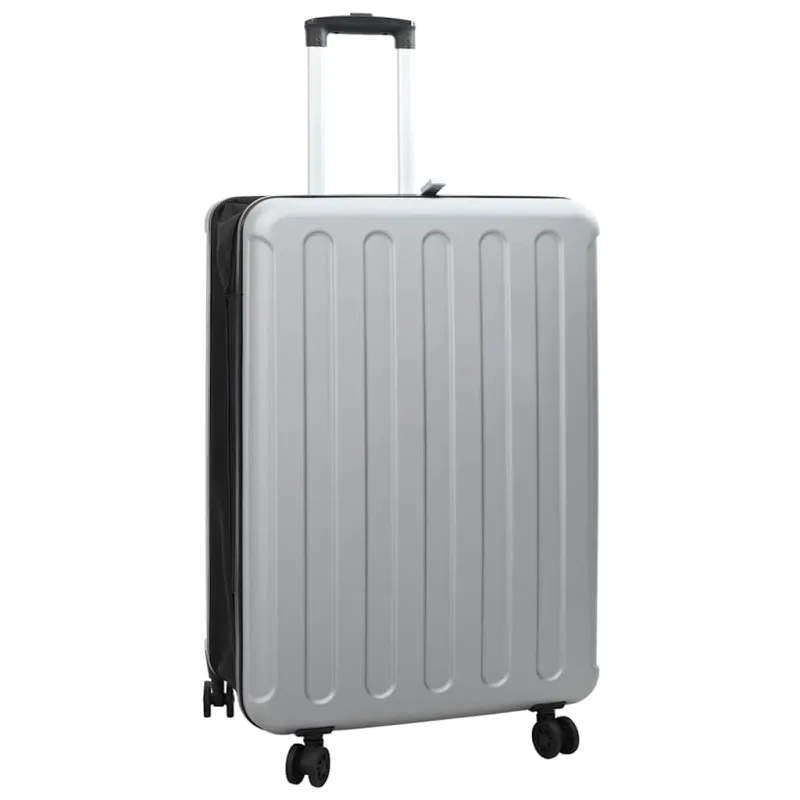 Lagaminas su užraktu Sidabro 50 x 30 x 76 cm ABS plastikas