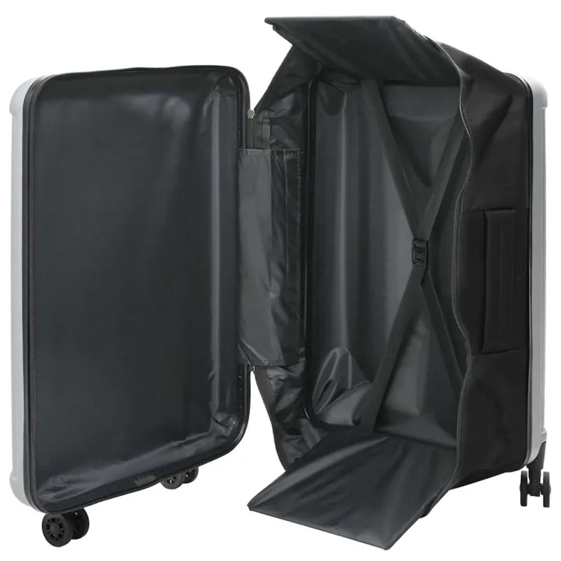 Lagaminas su užraktu Sidabro 50 x 30 x 76 cm ABS plastikas