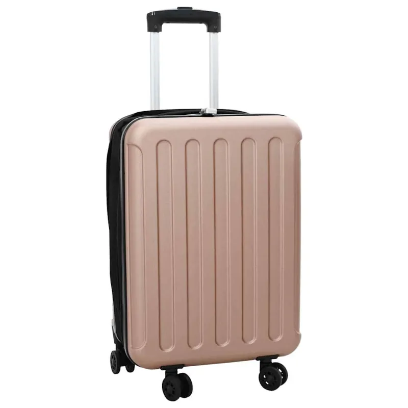 Lagaminas rožinis auksas 34 x 23 x 55.5 cm ABS plastikas