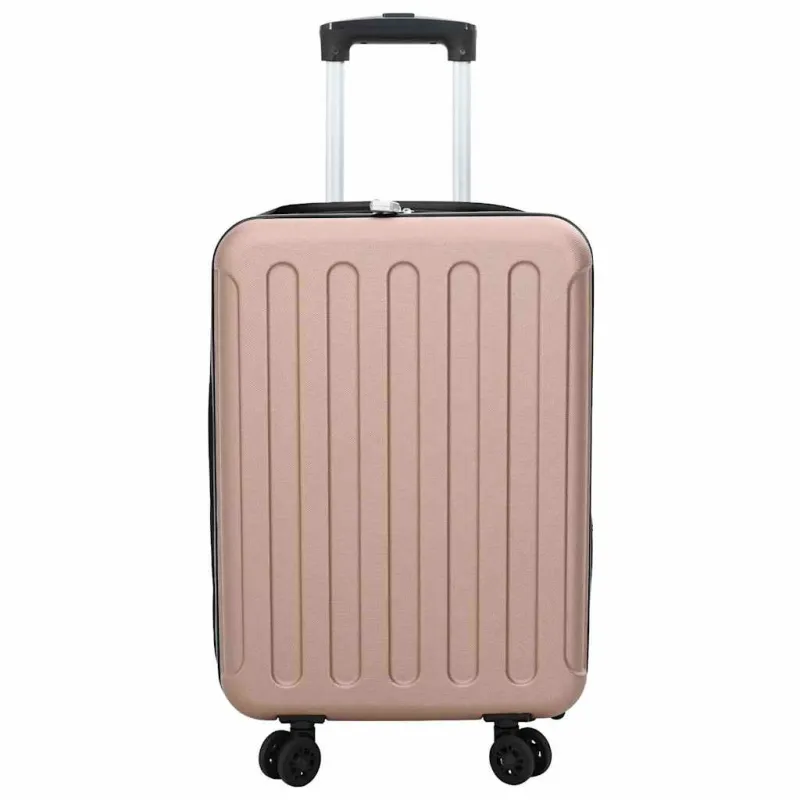 Lagaminas rožinis auksas 34 x 23 x 55.5 cm ABS plastikas