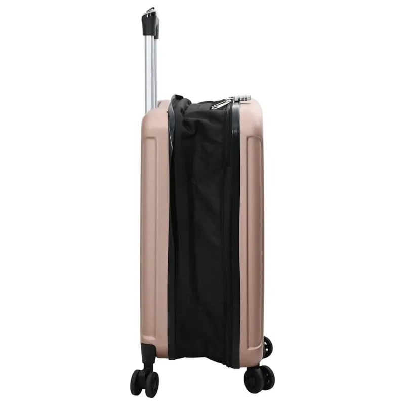 Lagaminas rožinis auksas 34 x 23 x 55.5 cm ABS plastikas