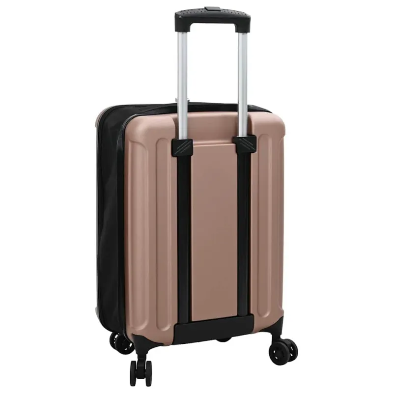 Lagaminas rožinis auksas 34 x 23 x 55.5 cm ABS plastikas