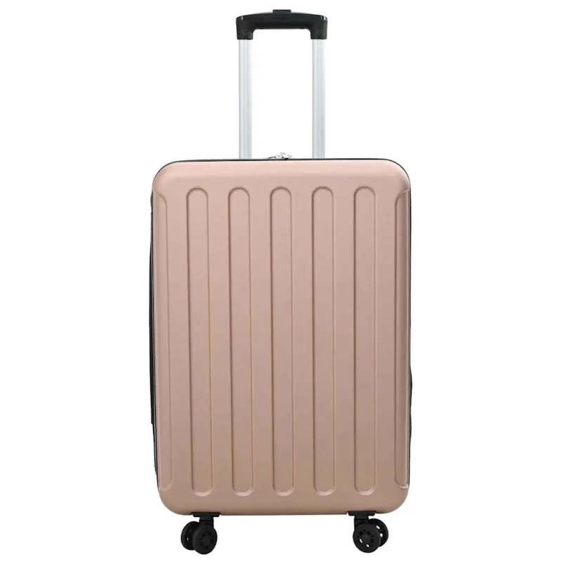Lagaminas rožinis auksas 43 x 27 x 66 cm ABS plastikas