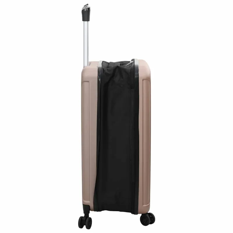 Lagaminas rožinis auksas 43 x 27 x 66 cm ABS plastikas