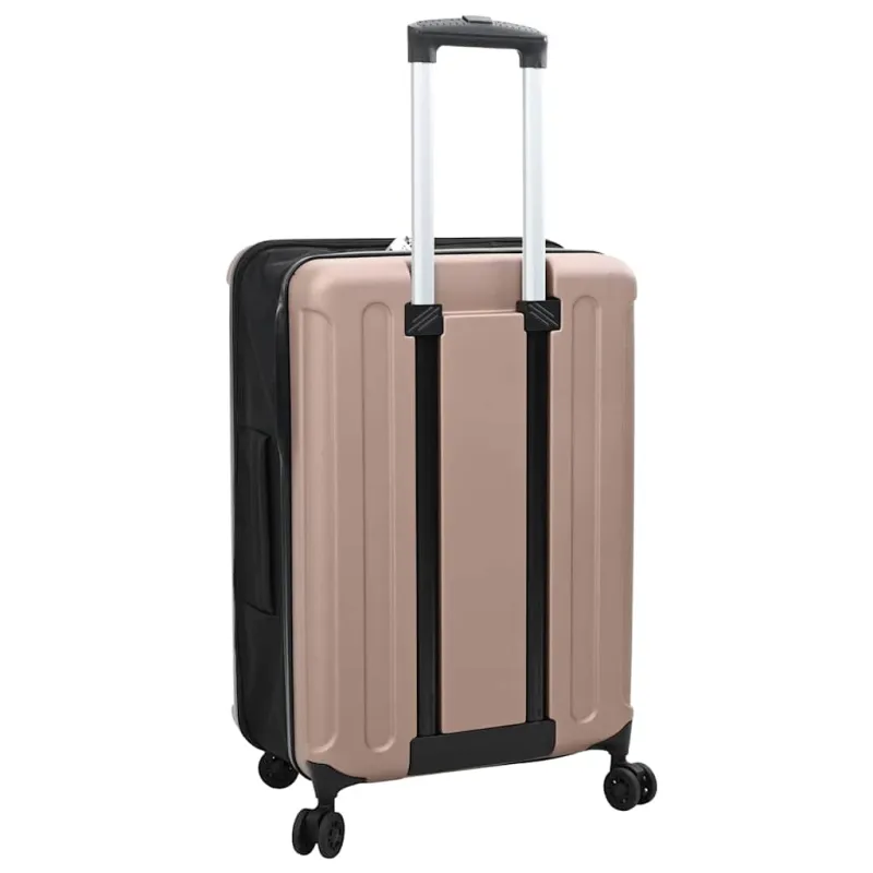 Lagaminas rožinis auksas 43 x 27 x 66 cm ABS plastikas