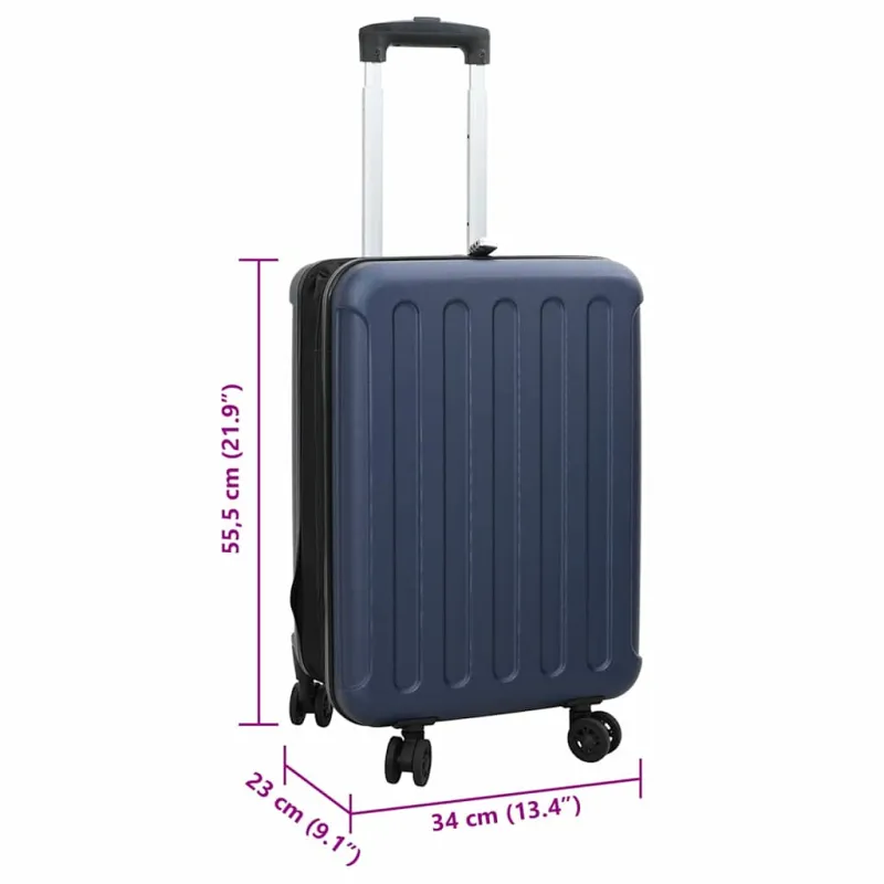 Lagaminas Tamsi mėlyna 34 x 23 x 55.5 cm ABS plastikas