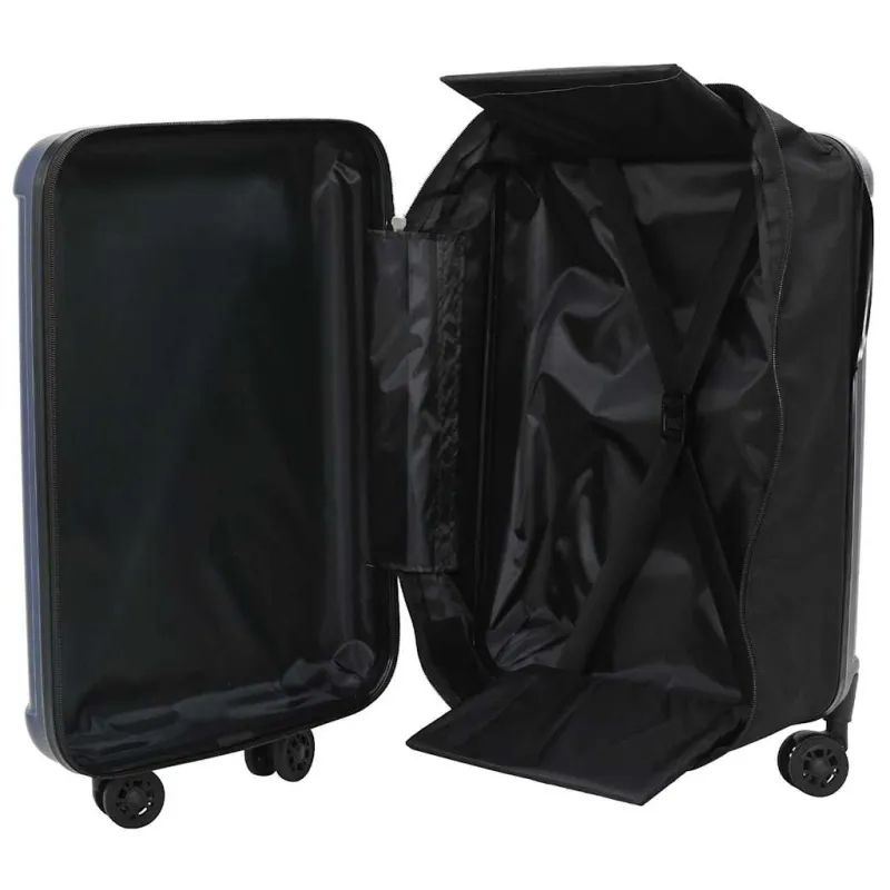 Lagaminas su užraktu Tamsi mėlyna 43 x 27 x 66 cm ABS plastikas