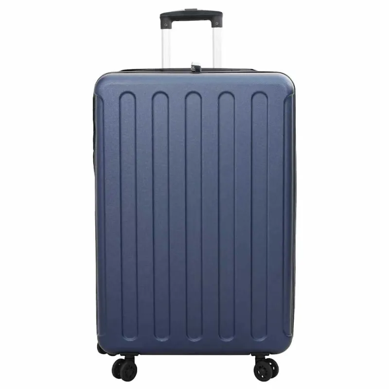 Lagaminas su užraktu Tamsi mėlyna 50 x 30 x 76 cm ABS plastikas