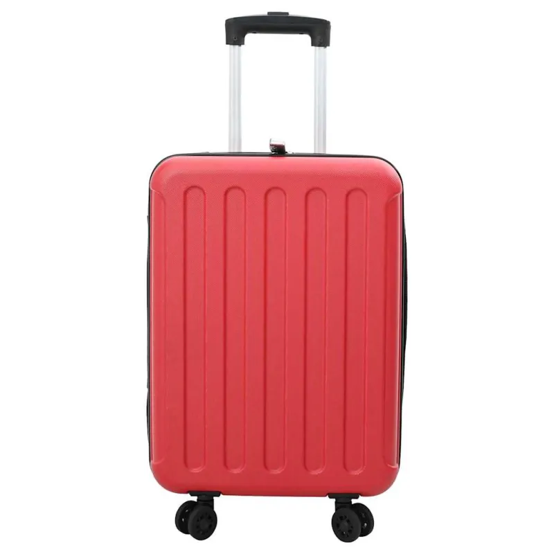 Lagaminas su užraktu Raudona 43 x 27 x 66 cm ABS plastikas