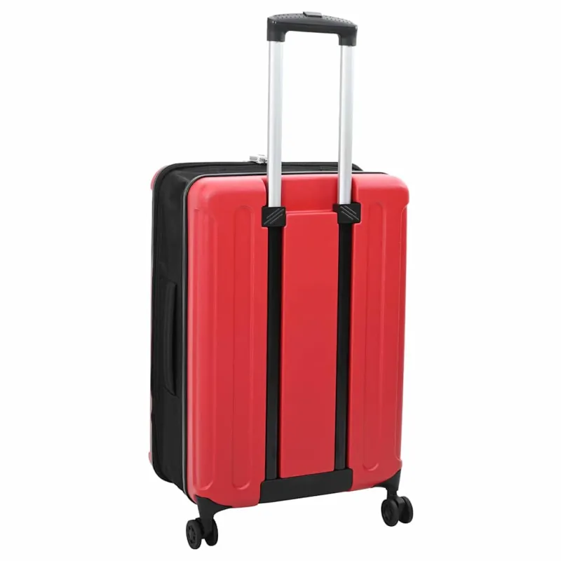 Lagaminas su užraktu Raudona 43 x 27 x 66 cm ABS plastikas