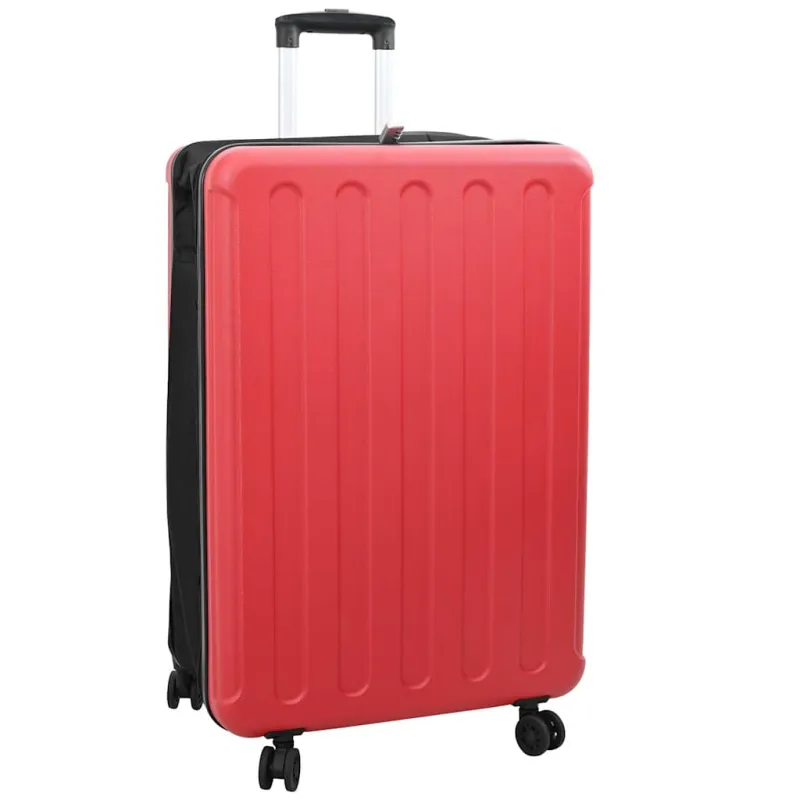Lagaminas su užraktu Raudona 50 x 30 x 76 cm ABS plastikas