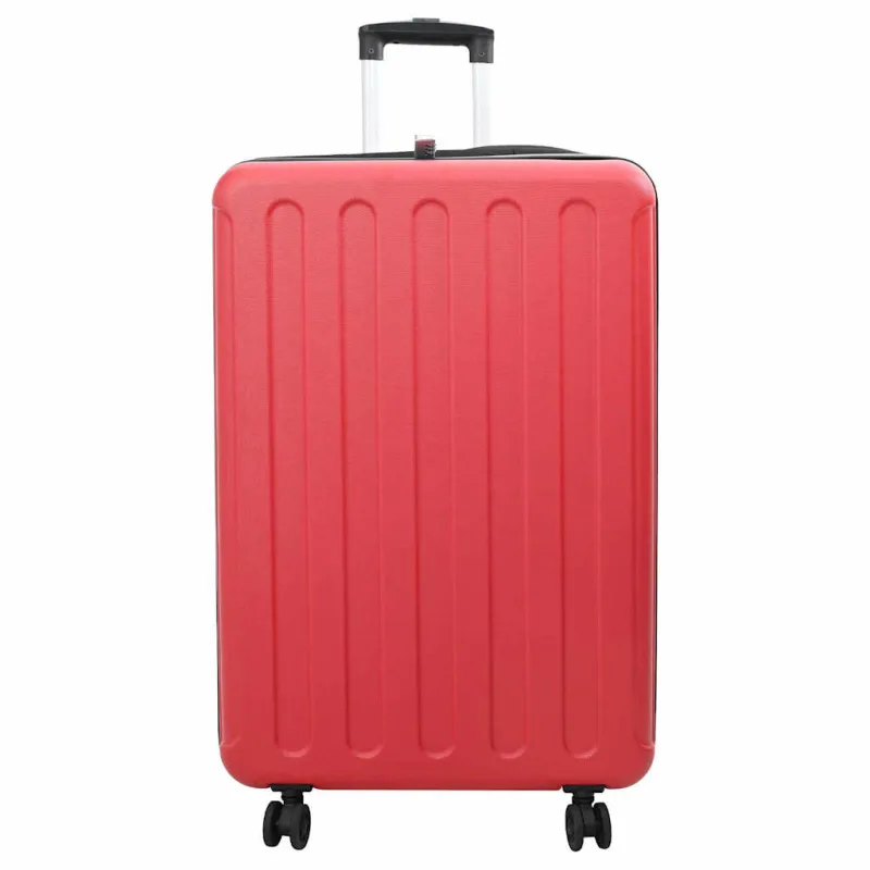 Lagaminas su užraktu Raudona 50 x 30 x 76 cm ABS plastikas