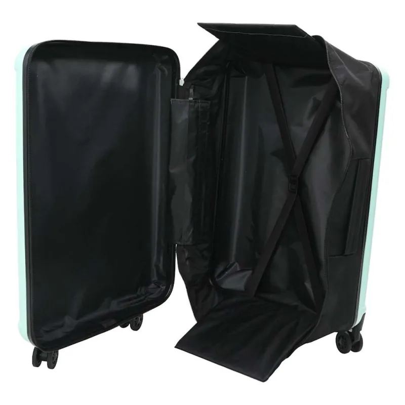 Lagaminas su užraktu Mėtų žalia 43 x 27 x 66 cm ABS plastikas