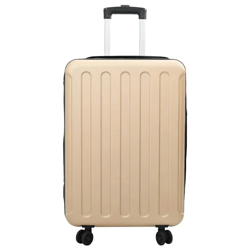 Lagaminas su užraktu šampano 43 x 27 x 66 cm ABS plastikas