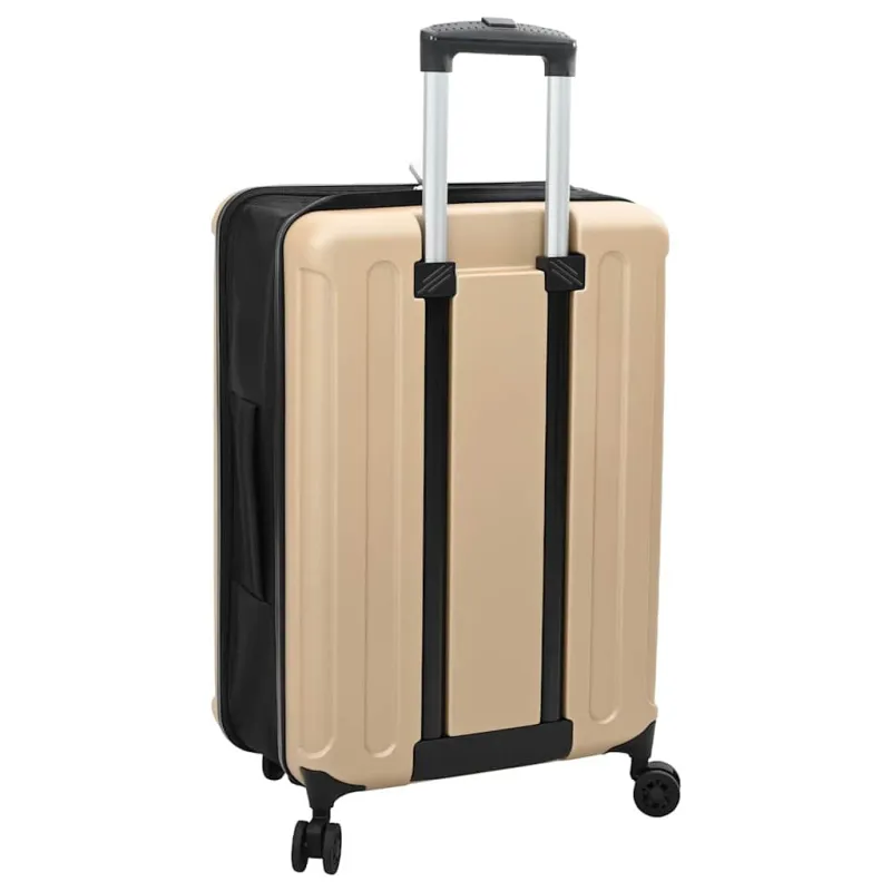 Lagaminas su užraktu šampano 43 x 27 x 66 cm ABS plastikas