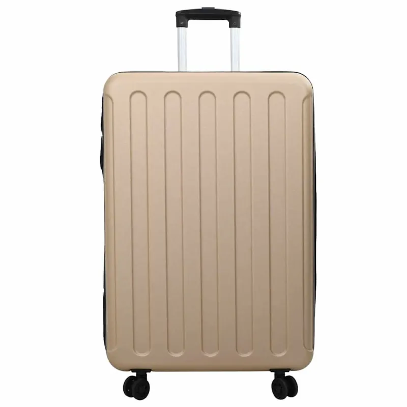 Lagaminas su užraktu šampano 50 x 30 x 76 cm ABS plastikas