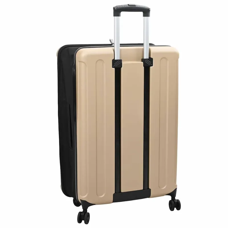 Lagaminas su užraktu šampano 50 x 30 x 76 cm ABS plastikas