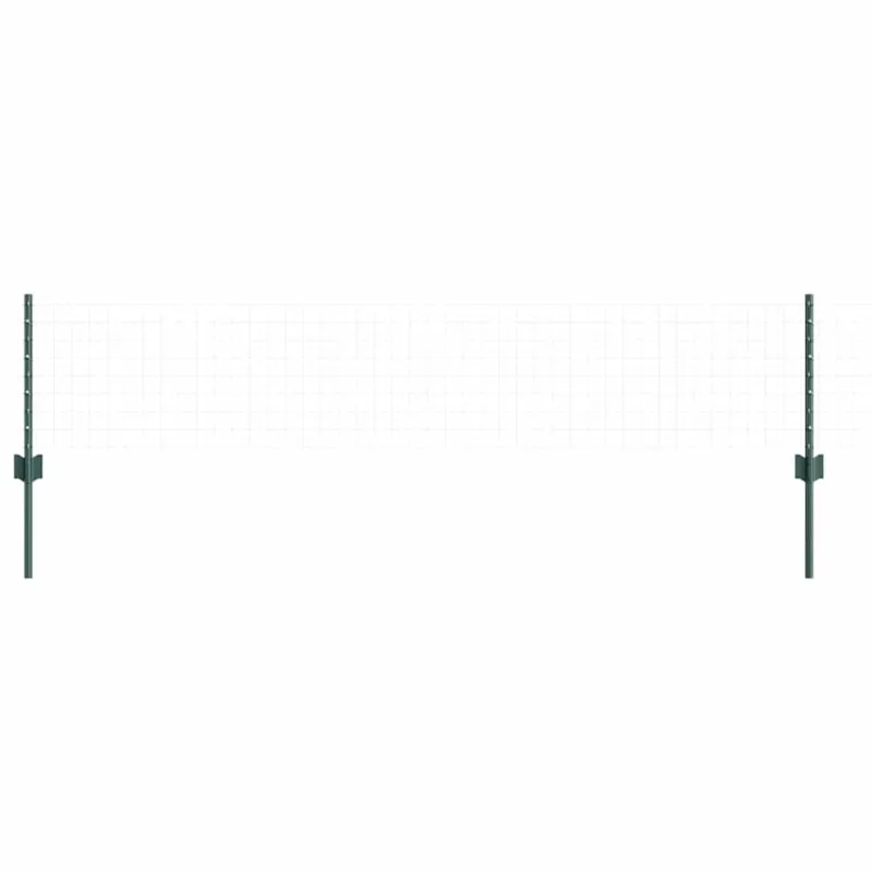 Įmontuotas tvoros stulpas 5 pcs Žalia 80 cm
