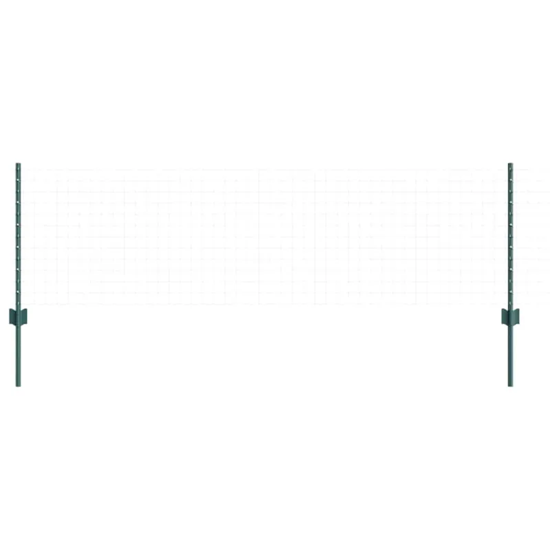 Įmontuotas tvoros stulpas 5 pcs Žalia 100 cm