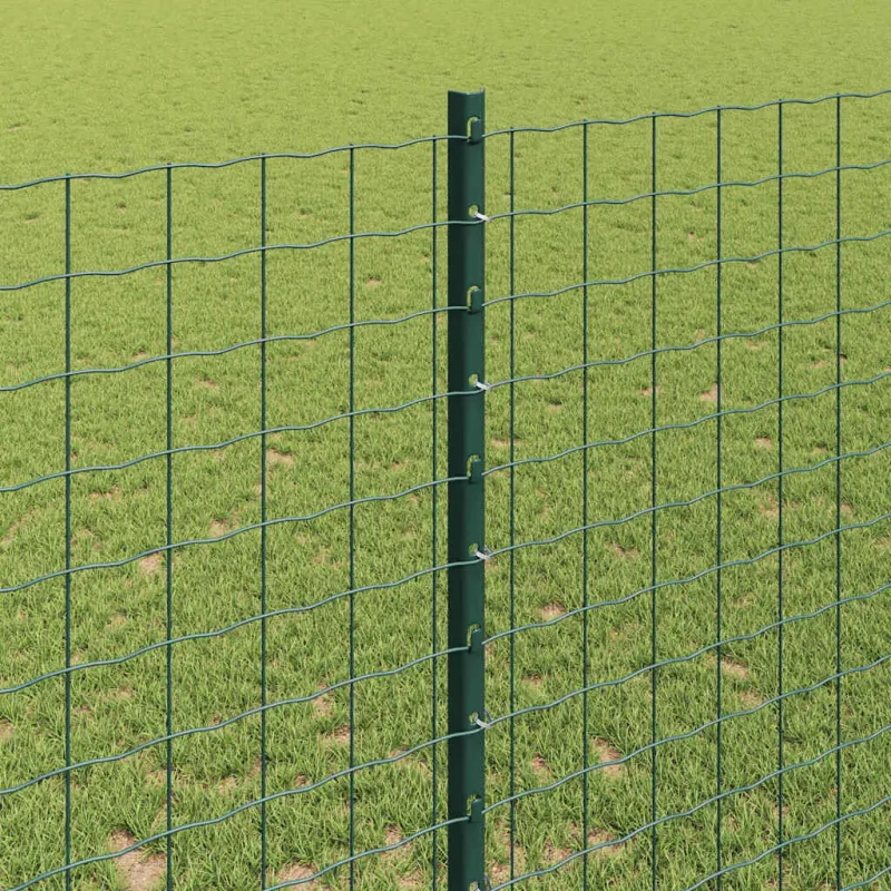 Įmontuotas tvoros stulpas 11 pcs Žalia 180 cm