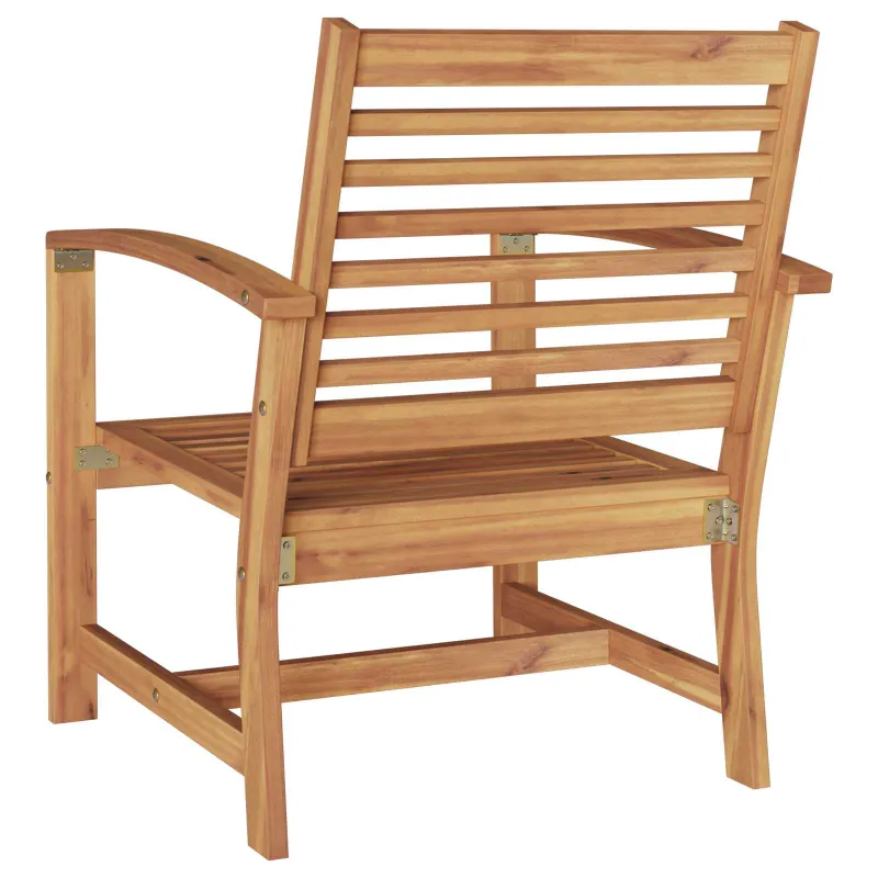 Kėdė 2 Vienetas Ruda 65 x 60 x 76,5 cm Kieto teka medžio