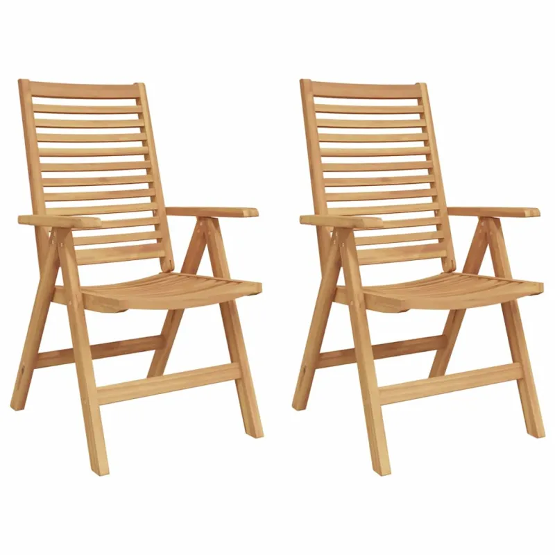 Kėdė 2 pcs Ruda 64.5 x 52 x 108 cm Kieto teka medžio